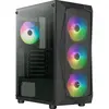 Image de AeroCool Falcon ARGB (ATX, mATX, Mini-ITX), Boîtier PC, Noir