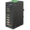 Image de Planet 8-Port Ind.SFP Managed Switch (8 ports), Switch réseau, Blanc, Noir