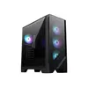 Image de Boîtier PC gaming MSI MAG FORGE 320R ARIFLOW moyen tour noir ARGB avec panneau latéral verre trempé