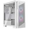 Image de Boîtier PC gaming MSI MPG VELOX 300R PZ moyen tour blanc ARGB avec panneau latéral verre trempé
