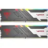 Image de Patriot Viper Venom RGB (2 x 32GB, 6000 MHz, RAM DDR5, DIMM), Mémoire vive, Blanc, Noir