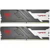 Image de Patriot DDR5 PC6400 48 Go 2x24 Viper Venom CL30 (2 x 24 Go, 6400 MHz, RAM DDR5), Mémoire vive, Blanc, Noir