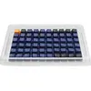 Image de Ducky Horizon PBT Tripleshot Set - 133 Keycaps, Capuchon, Bleu, Noir, Violet, Jaune, Gris