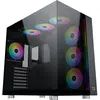 Image de Xigmatek Boitier Moyen Tour E-ATX Aqua Ultra RGB avec panneaux vitrés (Noir) (ATX, mATX, Mini-ITX), Boîtier PC, Noir
