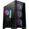 Image de Xigmatek Boitier Mini Tour Micro ATX NYX II RGB avec panneaux vitrés (Noir) (mATX), Boîtier PC, Noir