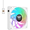 Image de Thermaltake TT CT140 EX Rev ARGB Sync PC Cooling Fan 3 Pack Blanc (140 mm, 3x), Ventilateur PC, Blanc