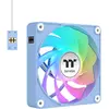 Image de Thermaltake TT CT120 EX Rev ARGB Sync PC Cooling Fan 3 Pack Hydrangea (120 mm, 3x), Ventilateur PC, Bleu, Multicolore