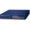 Image de Planet 10/100/1000T + 2 ports administrables L2/L4 Gigabit Ethernet (10/100/1000) 1U bleu (10 ports), Switch réseau, Bleu