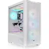 Image de Thermaltake Tt S380 TG ARGB Snow White (ATX, mATX, Mini-ITX), Boîtier PC, Noir, Blanc