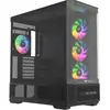Image de Thermaltake View 370 TG ARGB/Black (ATX, mATX, Mini-ITX), Boîtier PC, Noir