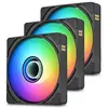 Image de Thermaltake CT120 EX INFINITY ARGB Sync 3Pack Fan (124 mm, 3x), Ventilateur PC, Noir