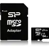 Image de Silicon Power Elite UHS-I 64GB microSDXC Ad. SP064GBSTHBU1V10SP (64 Go, microSDXC, U1, UHS-I), Carte mémoire, Noir