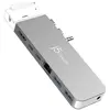 Image de j5Create JCD395 (USB-C, 7 ports), Station d'accueil + hub USB, Gris