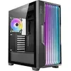 Image de Azza Boitier Moyen Tour ATX Guardian RGB avec panneau vitré (Noir) (ATX, ITX, mATX), Boîtier PC, Noir