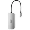 Image de Acer Adaptateur 7in1 Type C : 1 x typeC (USB-C, 7 ports), Station d'accueil + hub USB, Argent