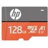 Image de HP SDU U3 Micro SD A1 card 128GB (128 Go, microSDXC, UHS-III), Carte mémoire, Orange, Gris
