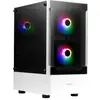 Image de Gamdias Boitier Moyen Tour ATX Argus E3 v2 RGB avec panneau vitré (Blanc) (ATX), Boîtier PC, Blanc