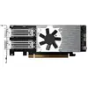 Image de QNAP Carte d'extension de réseau QSFP28 à double port, 100GbE, faible encombrement, PCIe Gen4 x16, NAS : accessoires