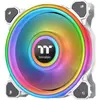 Image de Thermaltake Riing Quad 12 RGB PWM Single Pack (no controller) (120 mm, 1x), Ventilateur PC, Blanc