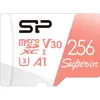 Image de Silicon Power Superior (256 Go, microSDXC, U3, UHS-I), Carte mémoire, Blanc, Rouge