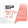 Image de Silicon Power Carte Sd Microsdxc 512gb 10 V30 A1
