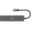 Image de Silicon Power Stacja dokujca SU20 7in1 USB-C PD (USB-C, 7 ports), Station d’accueil + hub USB, Gris