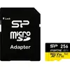 Image de Silicon Power Cartes mémoire Inspire 256 Go, DDR200, W/A, CL10, V30, A2, TF SDXC UHS-IU3 (256 Go, MicroDrive, microSDXC, U3, UHS-I), Carte mémoire, Jaune, Noir