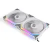 Image de Lian-Li Ventilateurs UNI FAN SL140 RGB PWM, double pack (140 mm, 2x), Ventilateur PC, Blanc