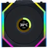 Image de Lian Li Uni Fan SL 120 Reverse LCD ARGB Wireless - Noir