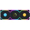 Image de Lian Li Uni Fan SL 120 LCD ARGB Wireless pack de 3 - Noir