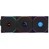 Image de Lian Li UNI Fan TL 120 LCD Wireless Pack de 3 - Noir