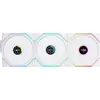 Image de Lian Li UNI Fan TL 120 LCD Wireless Pack de 3 - Blanc