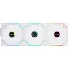 Image de Lian-Li UNI FAN TL Wireless LCD Lüfter, ARGB, PWM, 3er-Pack inkl. Controller - Reverse Blade, 120 mm (120 mm, 3x), Ventilateur PC, Blanc