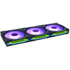 Image de Lian Li Uni Fan SL-INF 120 Reverse Wireless Pack de 3 - Noir