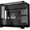Image de Lian-Li O11 Vision-M PC-Gehäuse, Micro-ATX, Tempered Glass - schwarz (mATX, Mini-ITX), Boîtier PC, Noir