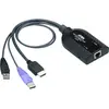 Image de Aten KA7188 Adaptateur KVM, module CPU, câble adaptateur KVM USB HDMI Virtual Media, Câble pour commutateur KVM