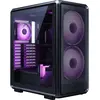 Image de Cooler Master CoolerMaster Geh MasterFrame 500 Mesh ARGB Black (mATX, Mini-DTX, Mini-ITX, SSI CEB), Boîtier PC, Transparent, Noir
