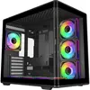 Image de Cooler Master CoolerMaster Geh Elite 600 7fans Black (ATX, mATX, Mini-DTX, Mini-ITX), Boîtier PC, Noir, Transparent