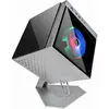Image de Linkworld Cube Mini 805 (Mini-ATX), Boîtier PC, Argent