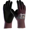 Image de ATG, Gants de protection, Gants MaxiDry 56-425 taille 7 violet/noir EN 388 EPI Catégorie II (7)