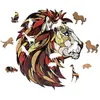 Image de Eco Wood Art Lion (100 pièces)