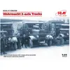Image de ICM Wehrmacht 3-axle Trucks (Henschel 33D1, Krupp L3H163, LG3000)
