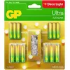 Image de GP Batteries GP Ultra Alkaline 12pcs AA batteries + 12pcs AAA batteries + 2m String Lights (12 pcs, AA, AAA), Batteries + piles