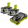 Image de Ryobi, Batterie outillage + chargeur, RC18150-250X ONE+ 18V 2x5.0Ah Lithium+ accu en lader - 5133005575 (18 V)