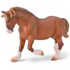 Image de Collecta Cheval de trait breton Étalon alezan