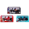Image de Coffret F1 Véhicule et figurine pilote avec casque Bburago Modèle aléatoire