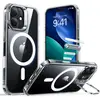 Image de ESR Kickstand Classic Hybrid HaloLock (Apple iPhone 17), Coque pour téléphone portable, Transparent