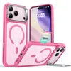 Image de ESR - Classic Hybrid HaloLock Kickstand - iPhone 17 Pro - Frosted Pink (Apple iPhone 17 Pro), Coque pour téléphone portable, Pink