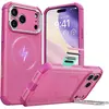 Image de ESR - Cyber Armor Kickstand - iPhone 17 Pro Max - Main Phone (Apple iPhone 17 Pro Max), Coque pour téléphone portable, Pink