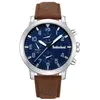 Image de Timberland, Montre, Zegarek Zegarek M ski Driscoll TDWGF0040702 + BOX, Bleu, Marron, Argent, (Horloge analogique, 46 mm)